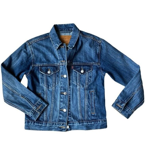 Levi's Women's Jean Denim Trucker Jacket 100% Cotton Sz XS